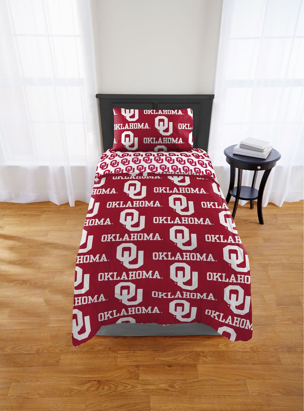 Oklahoma Sooners TWIN Bed in a Bag Set
