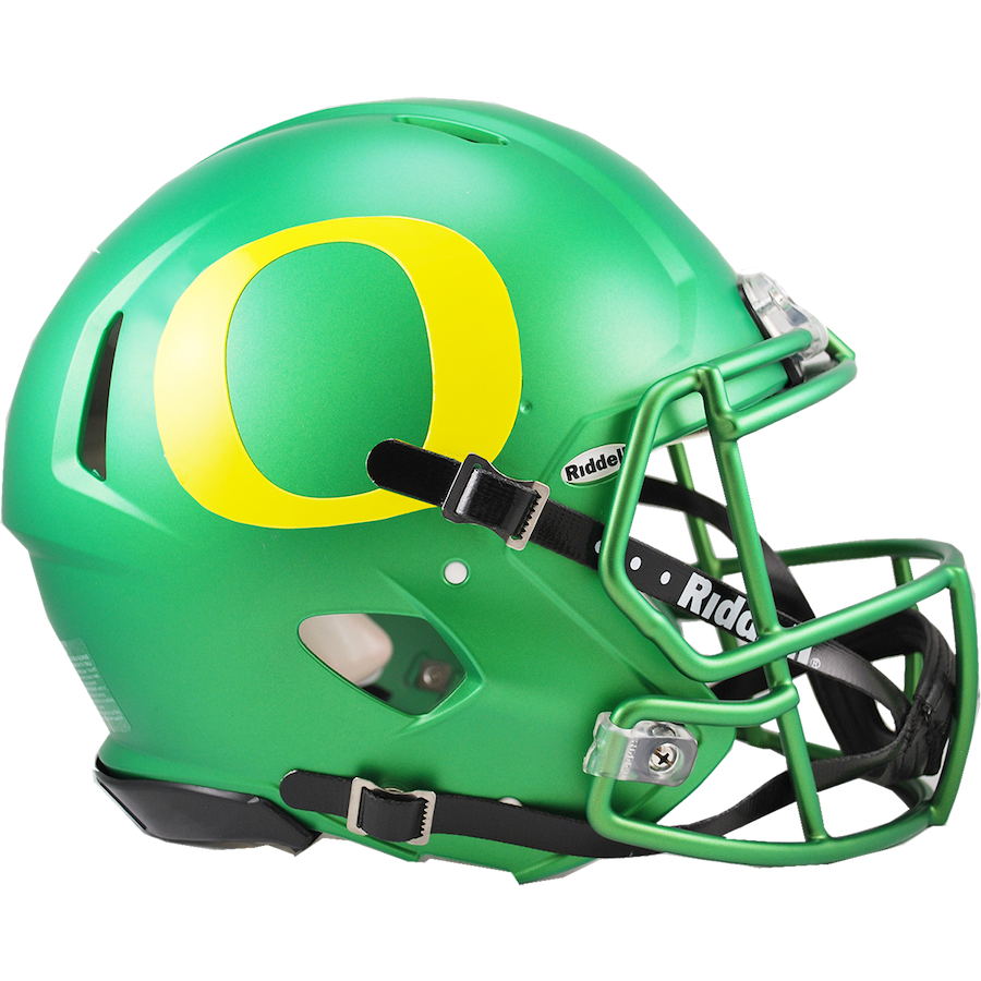Oregon Ducks SPEED Revolution Authentic Football Helmet - APPLE GREEN