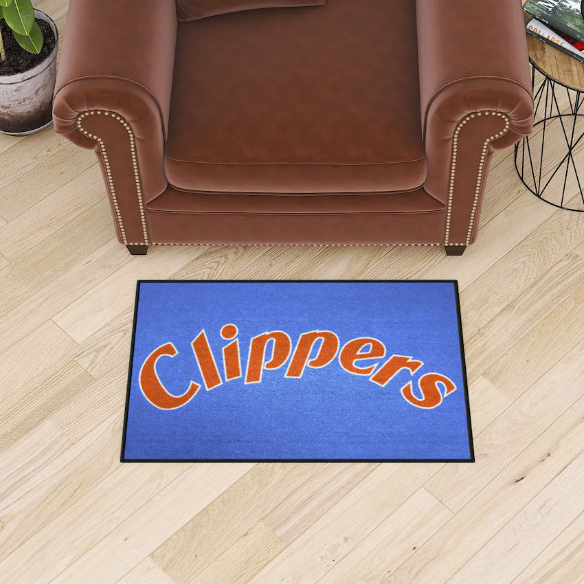 San Diego Clippers Vintage 20 x 30 STARTER Floor Mat - Throwback NAME