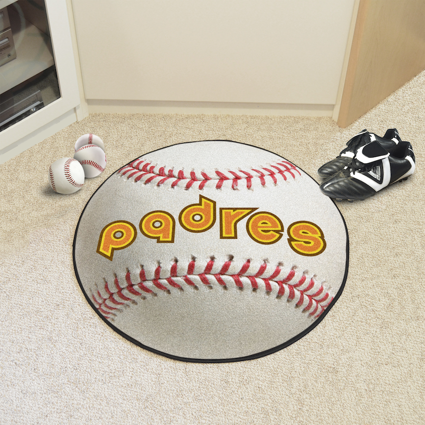 San Diego Padres MLBCC Vintage Baseball Mat Throwback Logo
