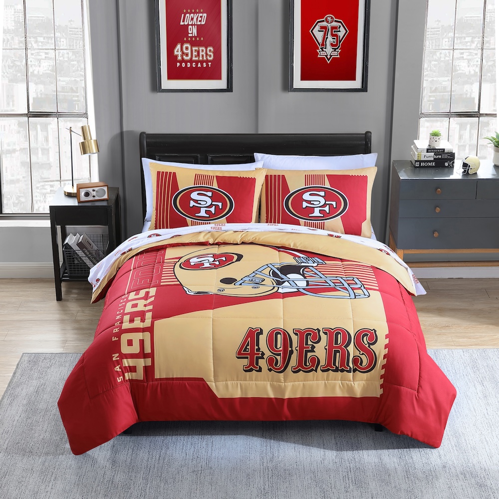 San Francisco 49ers FULL Bed in a Bag Set