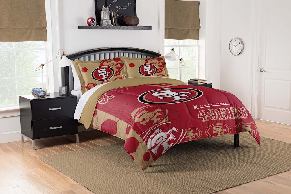 San Francisco 49ers KING size Comforter and 2 Shams