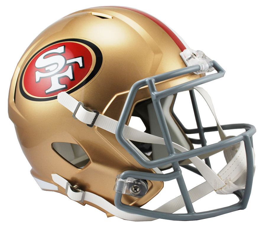 San Francisco 49ers SPEED Replica Football Helmet