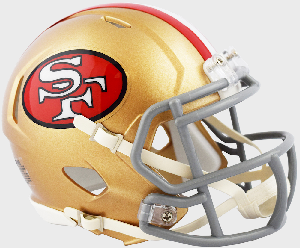 San Francisco 49ers NFL Throwback 1964-1995 Mini Helmet