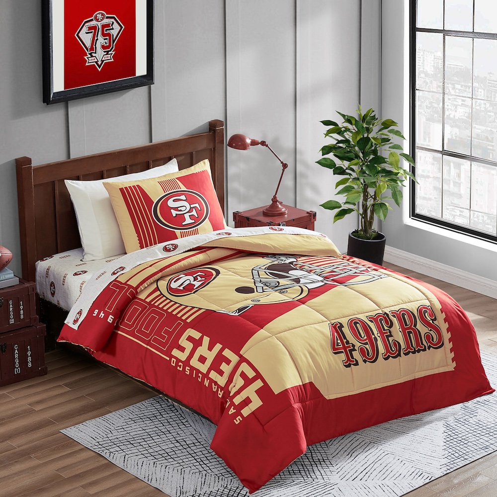 San Francisco 49ers TWIN Bed in a Bag Set