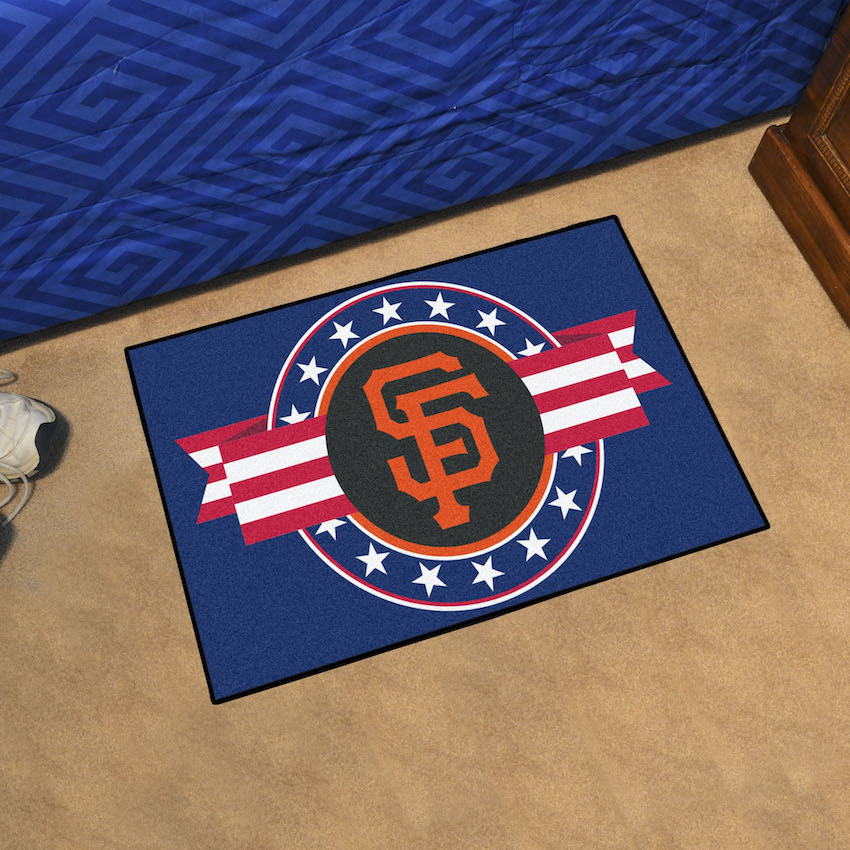 San Francisco Giants 20 x 30 PATRIOTIC Starter Floor Mat