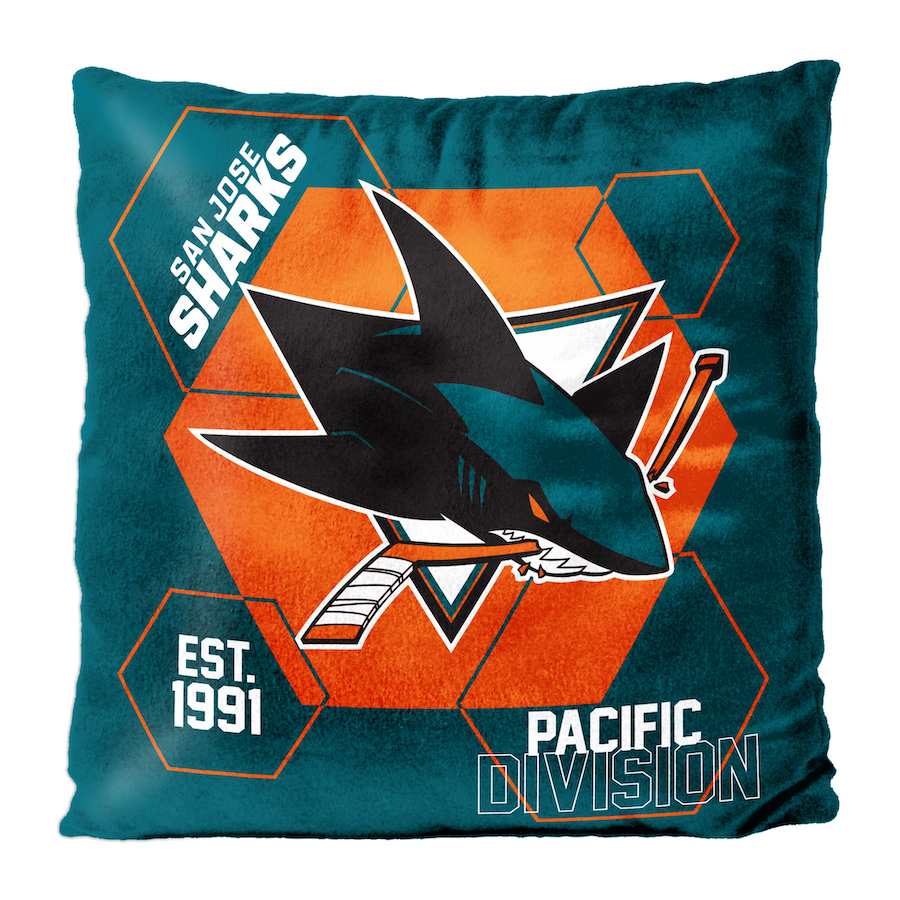 San Jose Sharks Velvet REVERSE Pillow