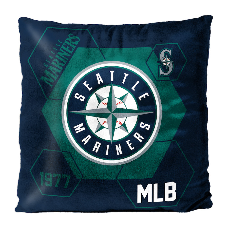 Seattle Mariners Velvet REVERSE Pillow