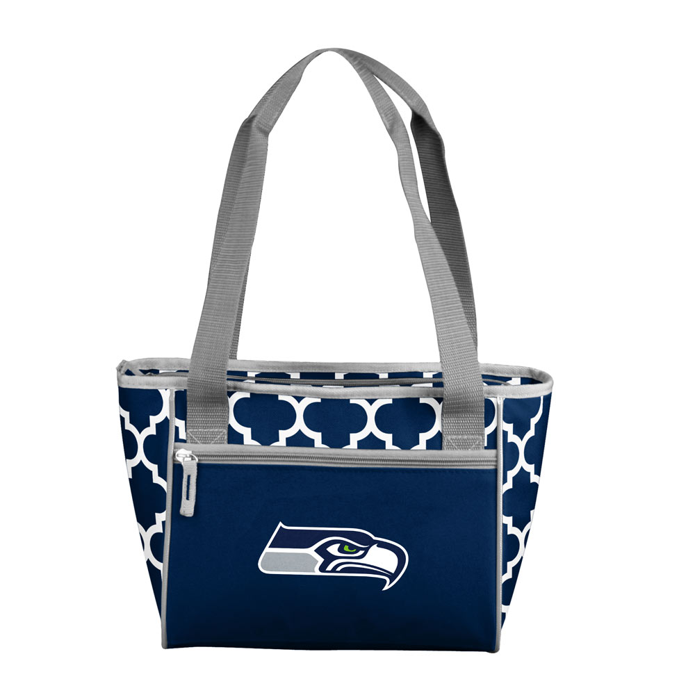 Seattle Seahawks Crosshatch 16 Can Cooler Tote