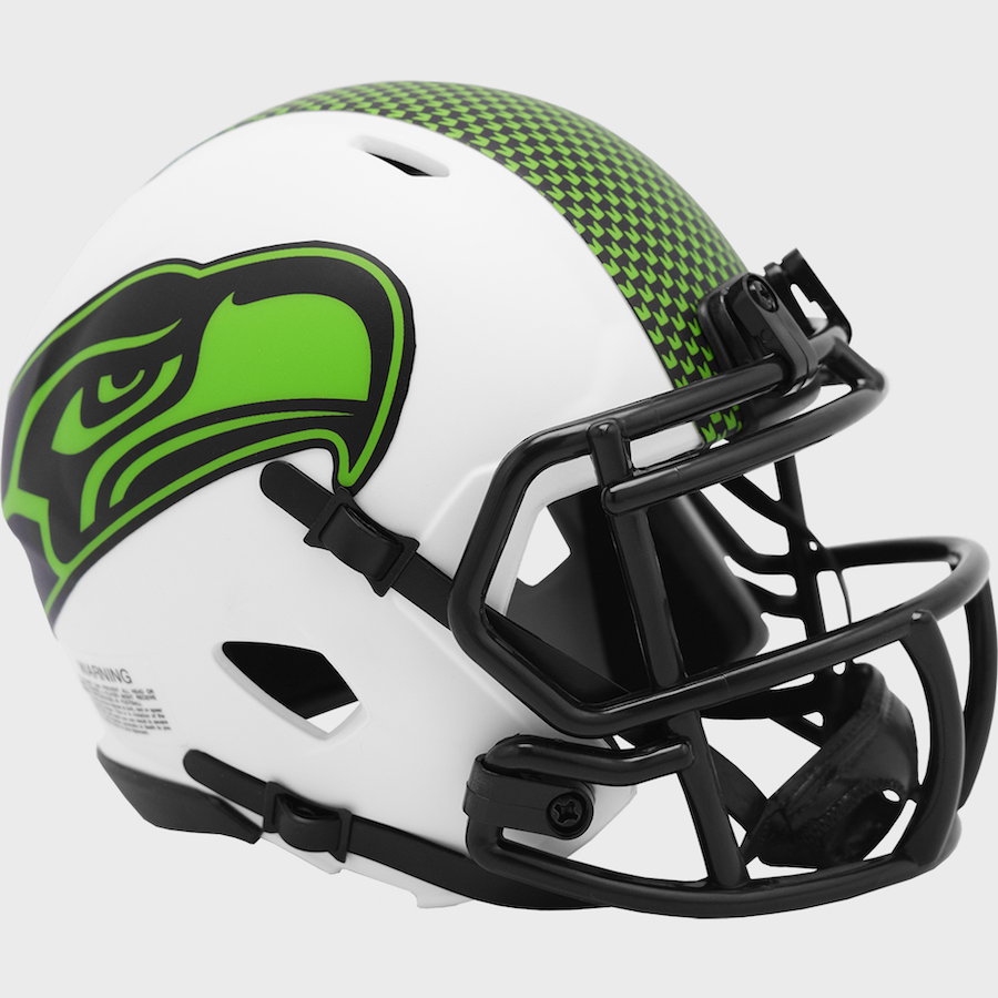 Seattle Seahawks Mini Speed LUNAR Collectible Helmet