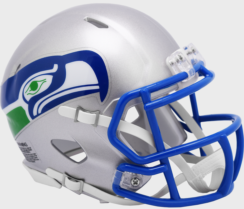 Seattle Seahawks NFL Throwback 1983-2002 Mini Helmet
