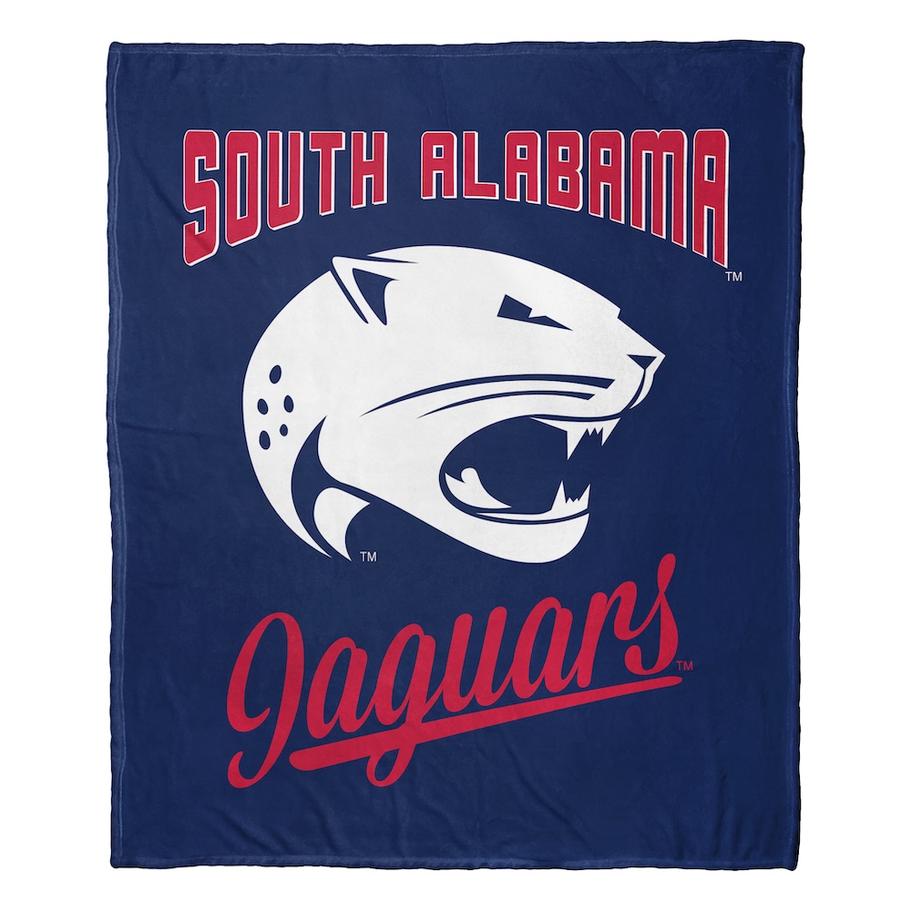 South Alabama Jaguars ALUMNI Silk Touch Throw Blanket 50 x 60 inch