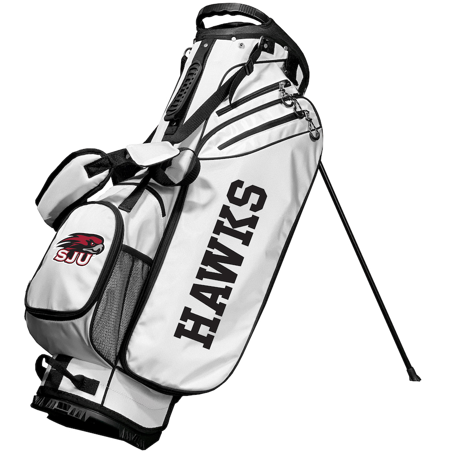 St. Josephs Hawks BIRDIE Golf Bag with Built in Stand