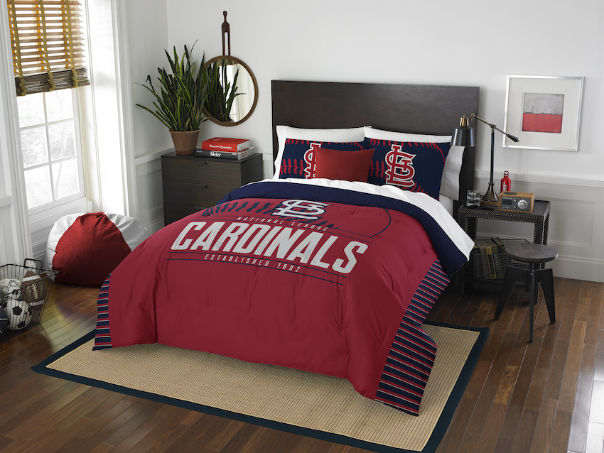 St. Louis Cardinals QUEEN/FULL size Comforter and 2 Shams