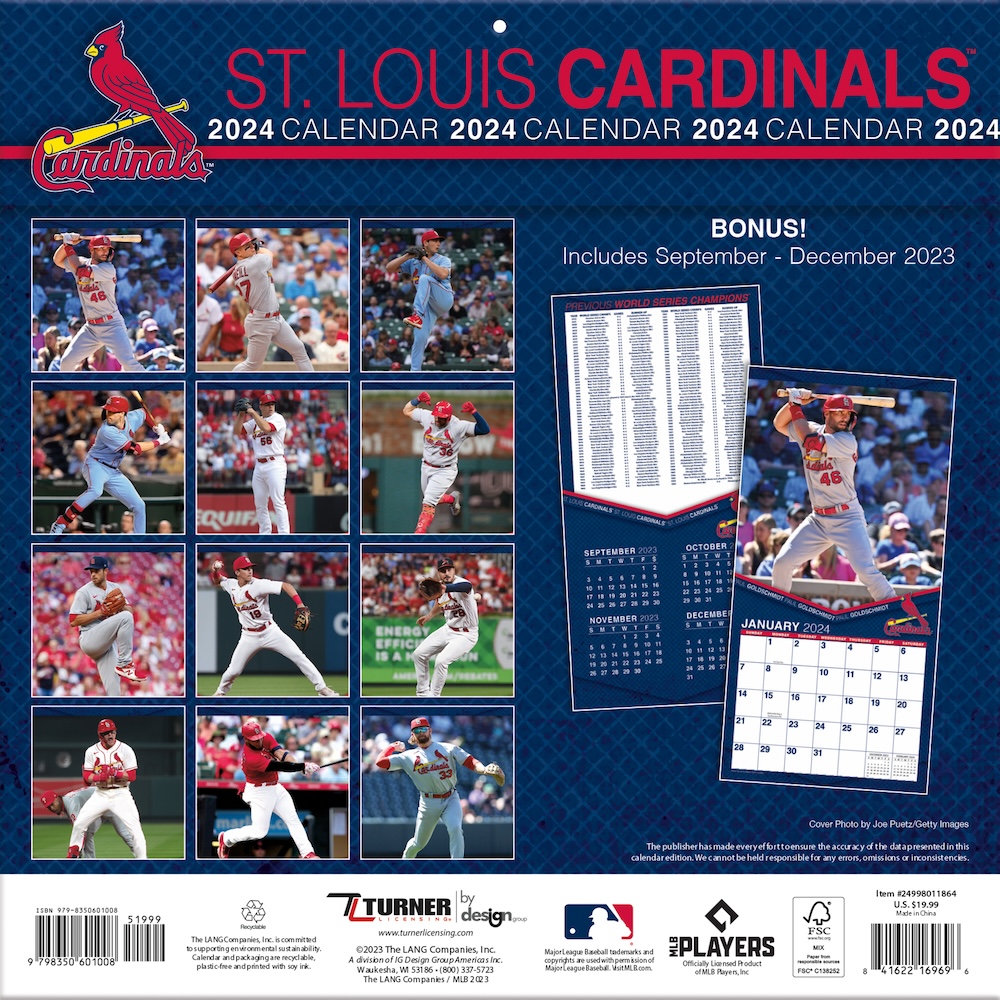 St. Louis Cardinals 2019 Wall Calendar - Buy at KHC Sports