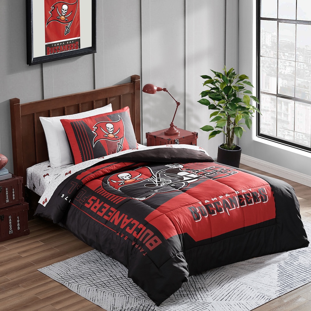 Tampa Bay Buccaneers TWIN Bed in a Bag Set