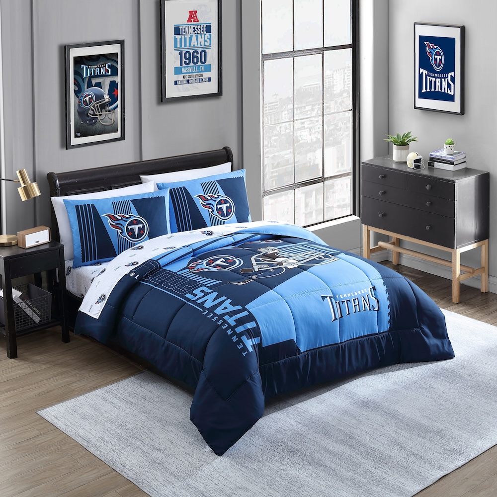 Tennessee Titans QUEEN Bed in a Bag Set