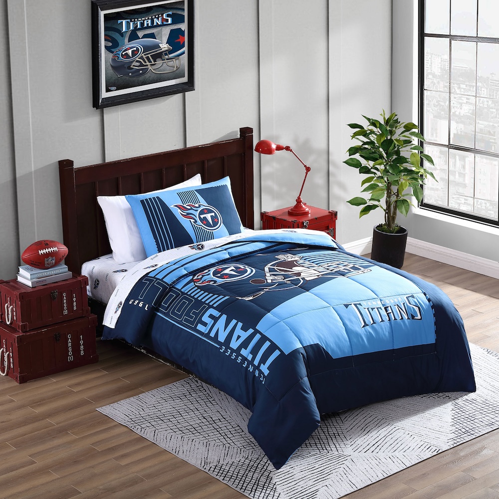 Tennessee Titans TWIN Bed in a Bag Set