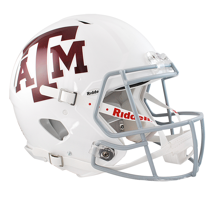 Texas A&M Aggies SPEED Revolution Authentic Football Helmet - WHITE