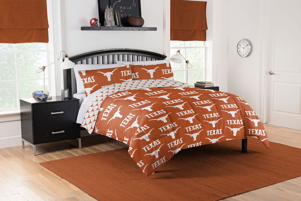 Texas Longhorns QUEEN Bed in a Bag Set