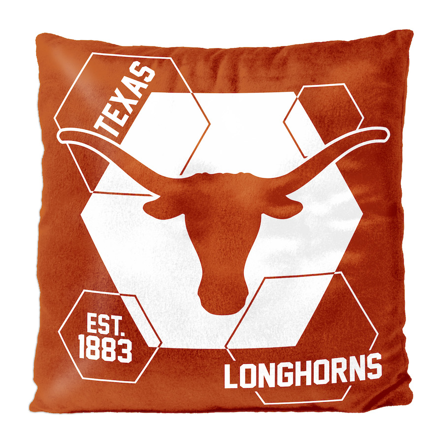 Texas Longhorns Velvet REVERSE Pillow