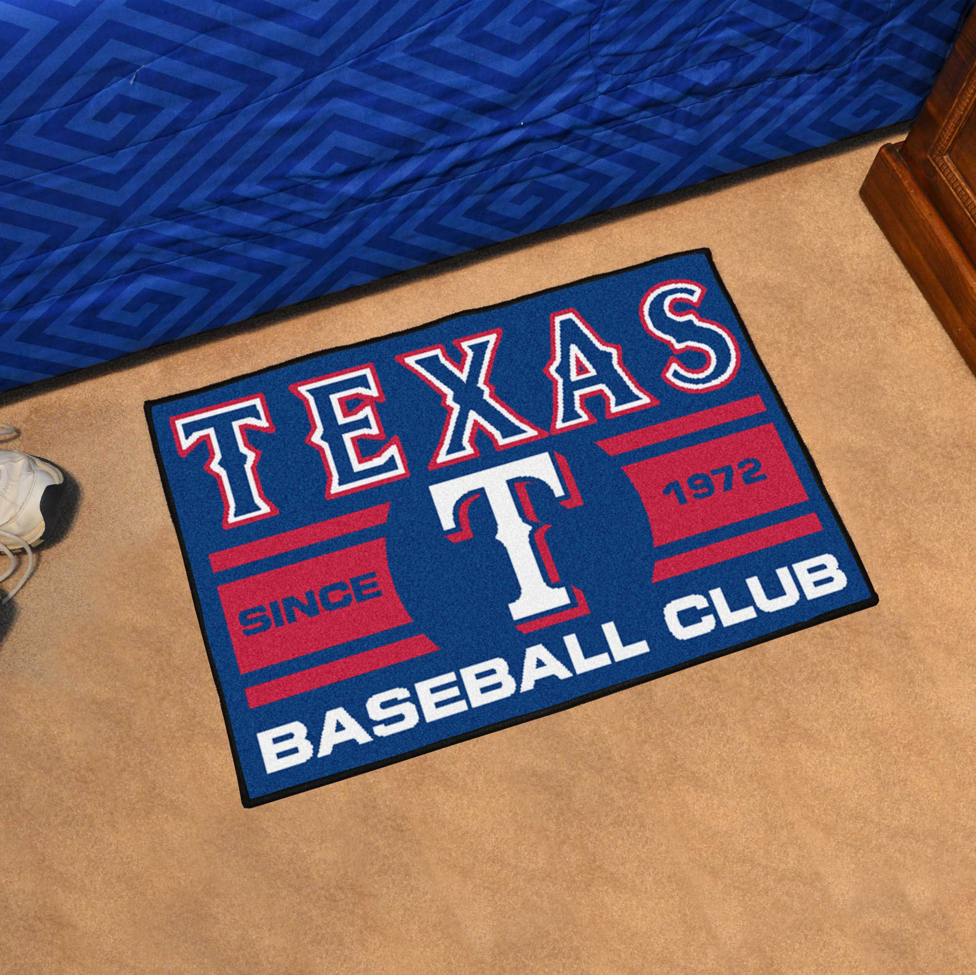 Texas Rangers UNIFORM Themed Floor Mat