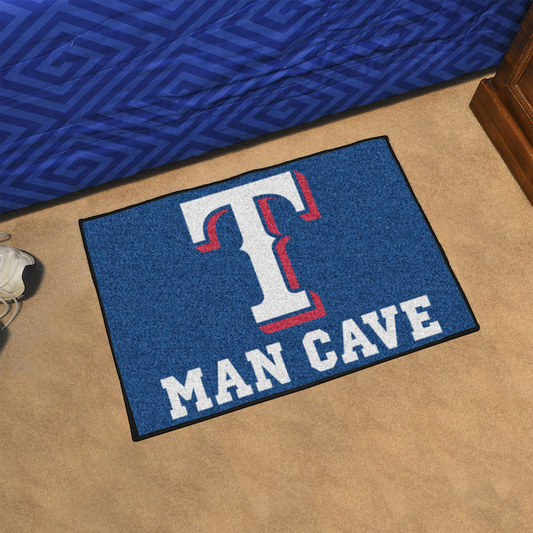 Texas Rangers MAN CAVE 20 x 30 STARTER Floor Mat