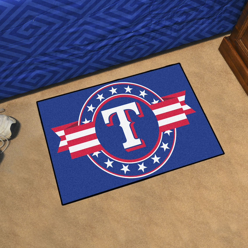 Texas Rangers 20 x 30 PATRIOTIC Starter Floor Mat