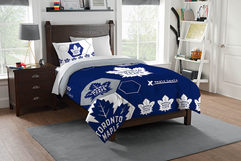 Toronto Maple Leafs Twin Comforter Set with Sham