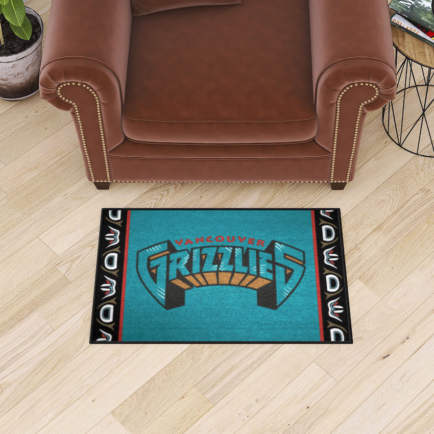 Vancouver Grizzlies Vintage 20 x 30 STARTER Floor Mat - Throwback NAME