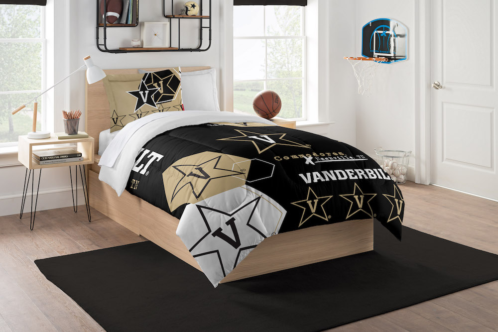 Vanderbilt Commodores Twin Comforter Set with Sham