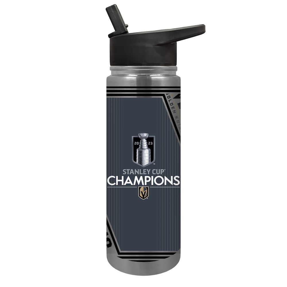 Vegas Golden Knights 2023 Stanley Cup Champions THIRST Hydration Water Bottle 24 oz