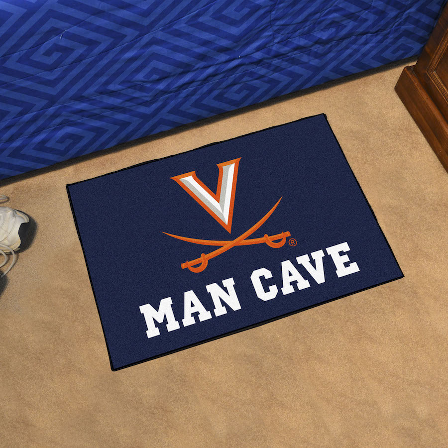 Virginia Cavaliers MAN CAVE 20 x 30 STARTER Floor Mat