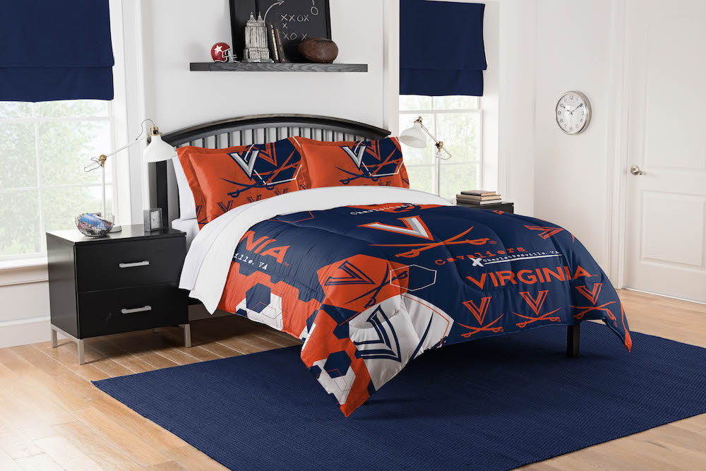 Virginia Cavaliers QUEEN/FULL size Comforter and 2 Shams