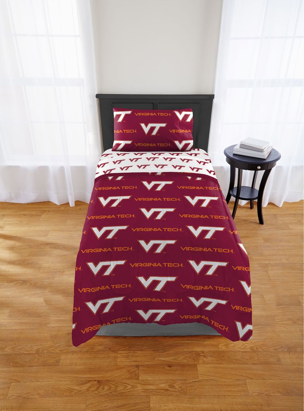 Virginia Tech Hokies TWIN Bed in a Bag Set