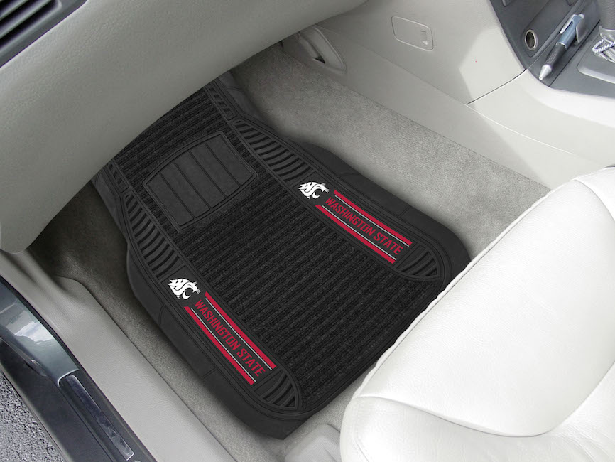 Washington State Cougars Deluxe 20 x 27 Car Floor Mats