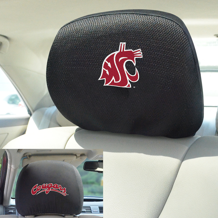 Washington State Cougars Head Rest Covers