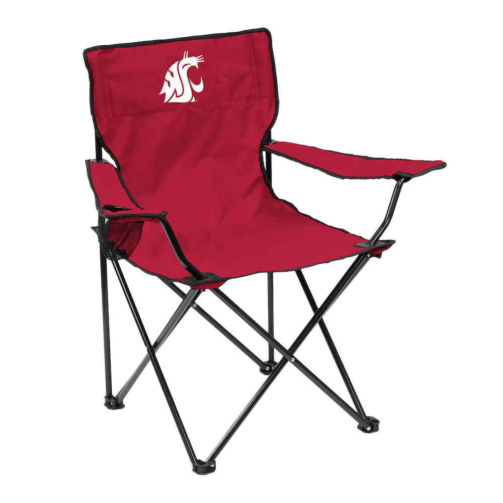 Washington State Cougars QUAD style logo folding camp chair
