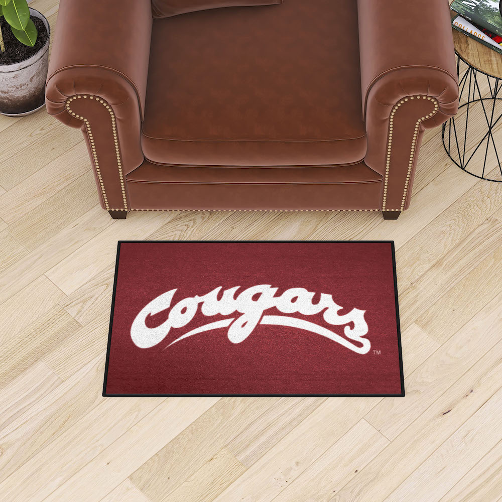 Washington State Cougars 20 x 30 STARTER Floor Mat - Alt Logo
