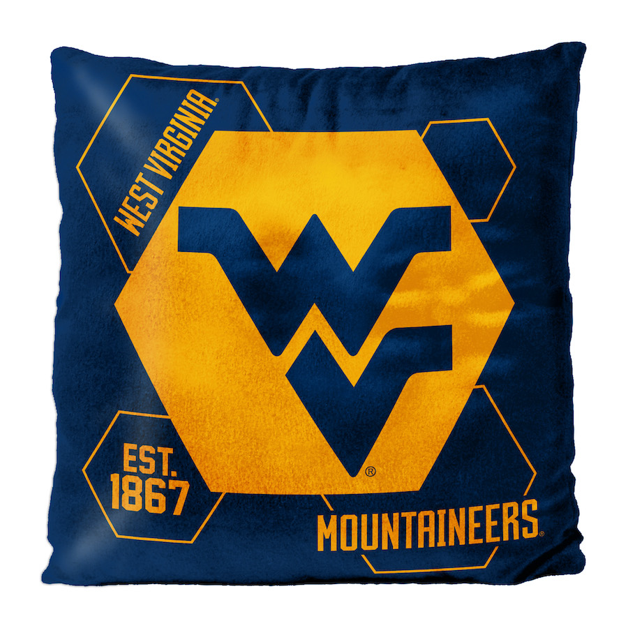 West Virginia Mountaineers Velvet REVERSE Pillow