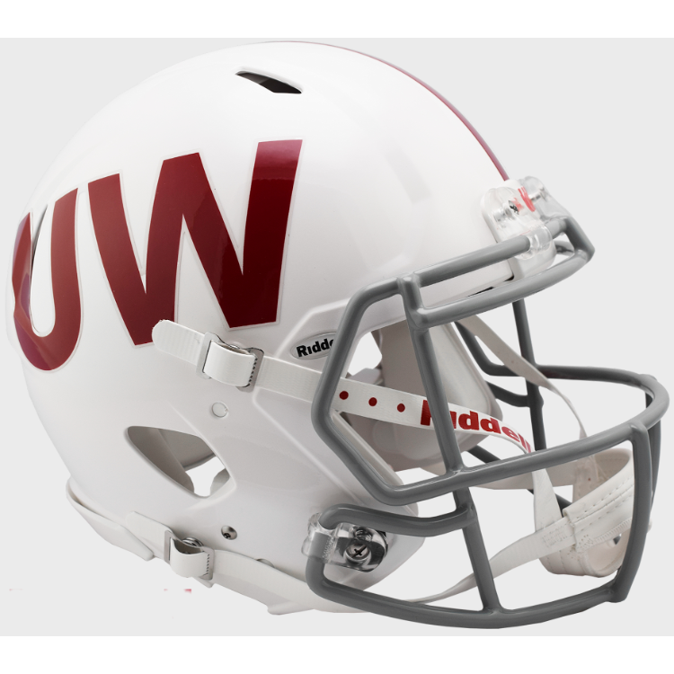 Wisconsin Badgers SPEED Revolution Authentic Football Helmet - ALT