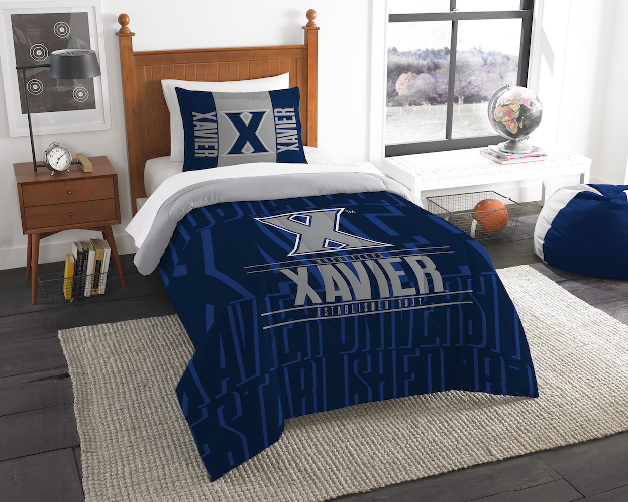 Xavier Musketeers Twin Comforter Set with Sham
