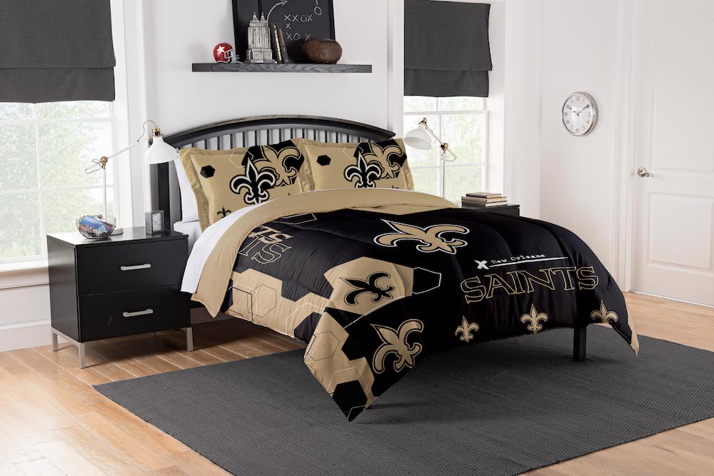 New Orleans Saints KING size Comforter and 2 Shams