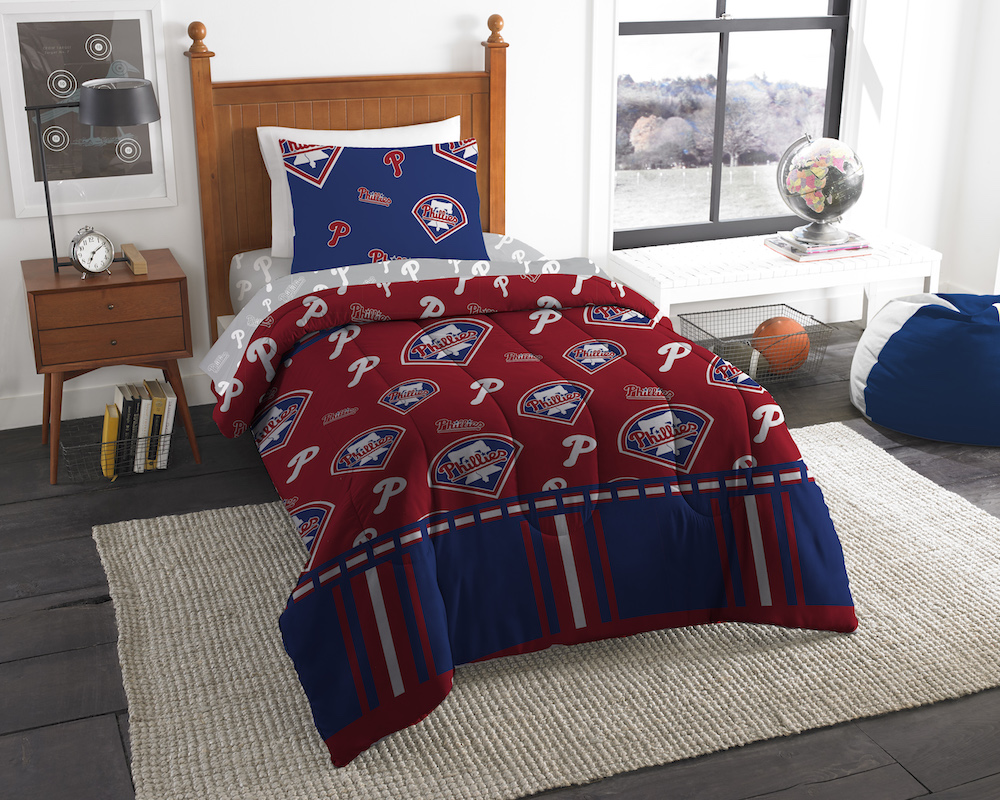 Philadelphia Phillies TWIN Bed in a Bag Set