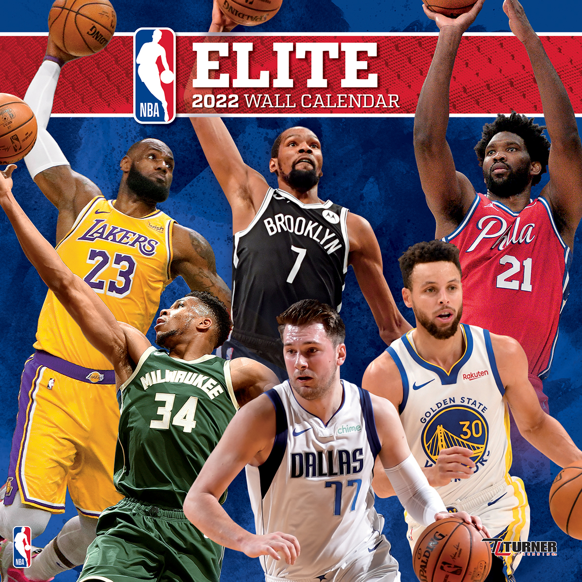 NBA ELITE 2022 NBA Mini Wall Calendar