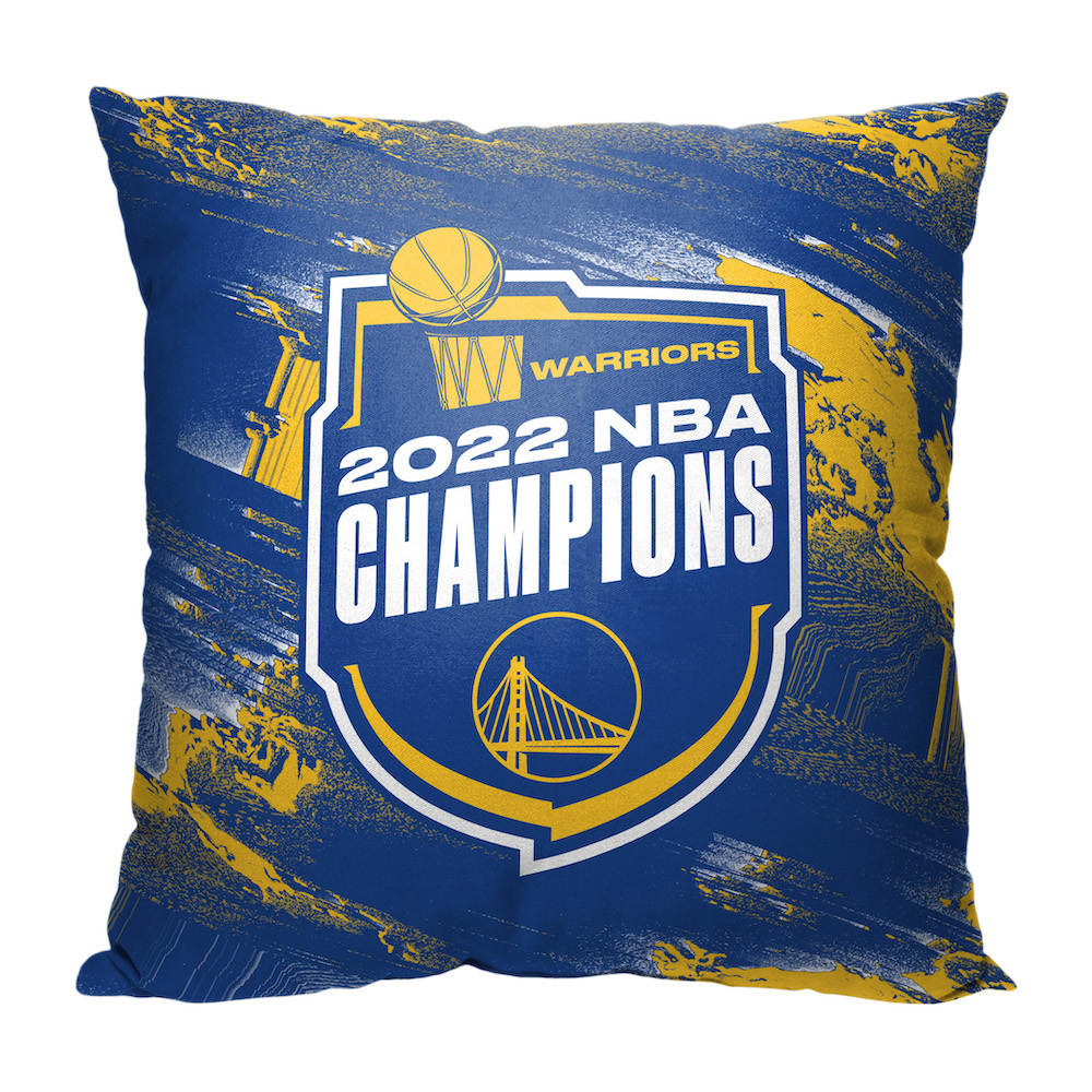 2022 Golden State Warriors NBA Finals Champions VICTORY Throw Pillow