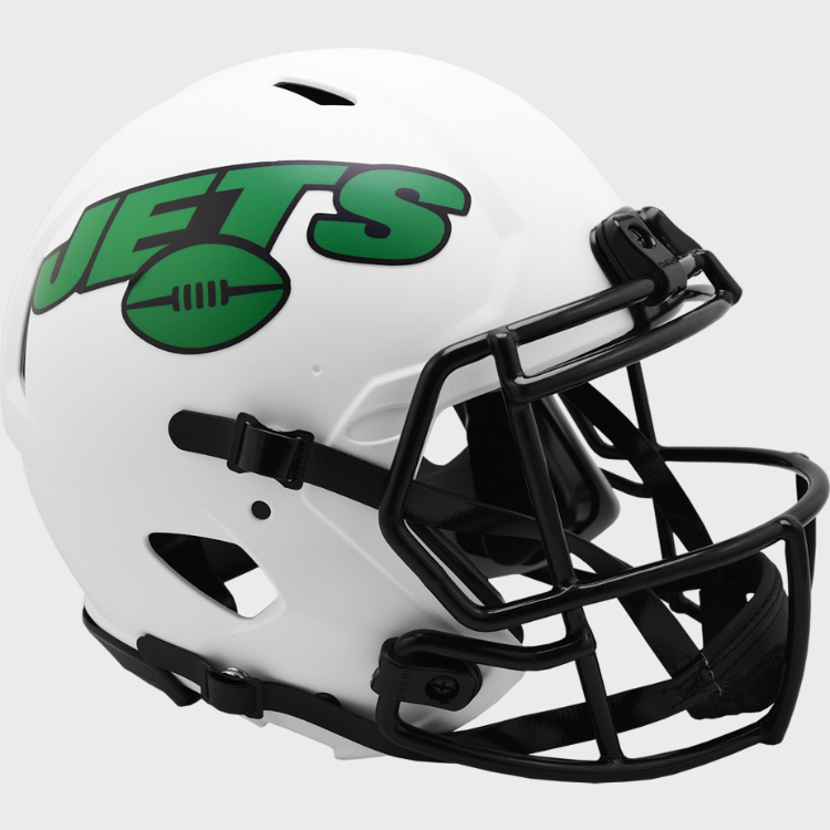 New York Jets LUNAR Full Size Authentic Football Helmet
