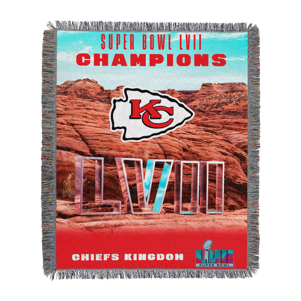 2023 Kansas City Chiefs Super Bowl 57 Champs Commemorative Tapestry
