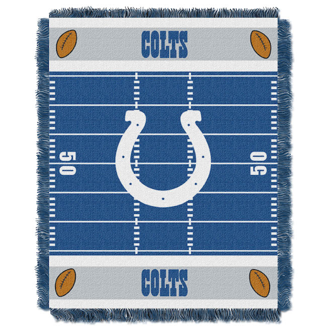 Indianapolis Colts Woven Baby Blanket 36 x 48