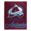 Colorado Avalanche Plush Fleece Raschel Blanket 50...